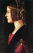 Portrait of a Woman age PREDIS, Ambrogio de